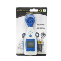 L'anémomètre portable numérique TM840M mesure la vitesse et la température du flux d'air 0.3-30 M/S Instrument de mesure de la vitesse du compteur de vent