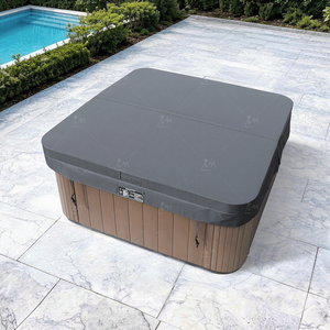 Housse de <span class=keywords><strong>spa</strong></span> carrée moderne 600D, imperméable et anti-poussière, robuste, protection UV, isolation <span class=keywords><strong>thermique</strong></span>, aération - Product Image 6