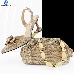 Borsa in Cristallo Unica con Scarpe Abbinate, Tacco Alto 8,5 cm, Design Liatian per Feste, lo Stile che le Signore Amano - Product Image 4