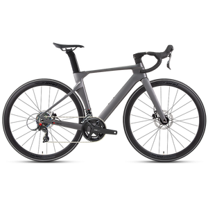 <span class=keywords><strong>Bicicleta</strong></span> de Carretera de Fibra de Carbono Completa Twitter 700C de 24 Velocidades con Sistema de Frenos de Disco, Vélo De Route, 2025 - Product Image 1