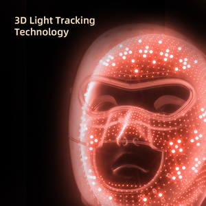 Máscara Facial <span class=keywords><strong>LED</strong></span> Inalámbrica Recargable 510k, Dispositivo de Terapia Antiarrugas y Reafirmante de la Piel - Product Image 4