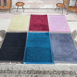 motif à carreaux, 80x120 cm, avec dos enduit de PVC, fabriqué à la machine, pour la maison et les voyages, idée cadeau islamique - Product Image 3