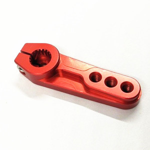 High Quality Red 18T Half Size Metal <strong>Servo</strong> <strong>Arm</strong> for DS5160 60kg Baja <strong>Servo</strong> Parts - Product Image 5