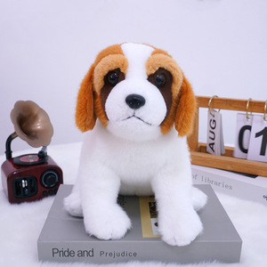Peluche de simulation de bouledogue, poupée de confort, oreiller de poupée, dessin animé, Noël, rembourrage en coton PP, 11-30 cm, vente en gros - Product Image 4