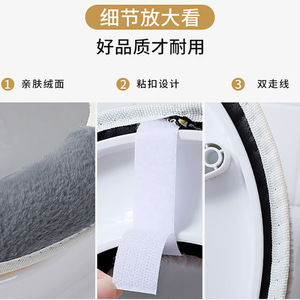Toilet Seat Cover Pink Elephant Design With Handle For Home Use Autumn Winter Warm Comfortable Waterproof PU Back - Product Image 4