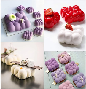 Moule à gâteau en silicone en forme de nuage personnalisé avec logo, pour mousse et desserts, outils de pâtisserie, vente en gros - Product Image 4