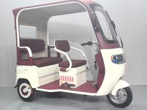 Triciclo Elettrico a 3 Ruote per Trasporto Merci, Scooter Urbano per Adulti, Taxi Elettrico con Carrozzeria Aperta - Product Image 5