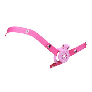 ANOSX Pink Resin <b>Dual</b>-color Design Purity <b>Lock</b> Male Chastity Device - Product Image 5