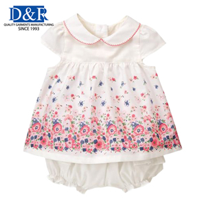 Thiết Kế Mới Bé Gái Hai-Mảnh Thiết Lập Hoa Mô Hình Hàng Đầu Và Quần Cho Mùa Xuân Sơ Sinh Mùa Hè Bộ Sưu Tập - Product Image 1