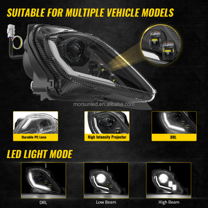 MorSun Pour 06-22 Yamaha ATV D0T Projecteur LED Phare pour Yamaha <span class=keywords><strong>Raptor</strong></span> <span class=keywords><strong>350</strong></span>/YFZ 450/450R/Wolverine Phare LED - Product Image 4