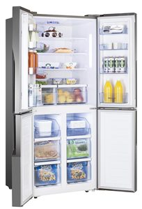 Home 432L Four Doors Side by <b>Fridge</b> Freezer With Water Dispenser Four Doors Refrigerator - Product Image 2