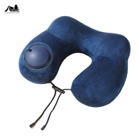 YX-C4-10 Schnell Aufblasbares und Entleerbares U-förmiges Reisekissen, Leichtgewichtig Unter 0,5kg, Kompaktes Luftkissen für Camping, Wandern, Zugreisen, Nickerchen