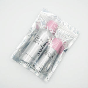 Embalagem com logotipo personalizado, bolsa traseira transparente com zíper, embalagem com logotipo personalizado - Product Image 2