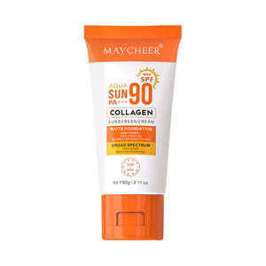<span class=keywords><strong>Crème</strong></span> <span class=keywords><strong>solaire</strong></span> <span class=keywords><strong>visage</strong></span> MAYCHEER SPF90+ anti-UV, fraîche, <span class=keywords><strong>non</strong></span> <span class=keywords><strong>grasse</strong></span>, effet mat, pour peaux neutres, été - Product Image 1