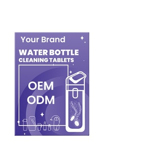 Lekeleri çıkarın kokuları konteyner temizleyici Tablet su şişesi cam şişe kireç çözücü tabletler çelik şişe kireç çözücü temizlik tabletleri - Product Image 1