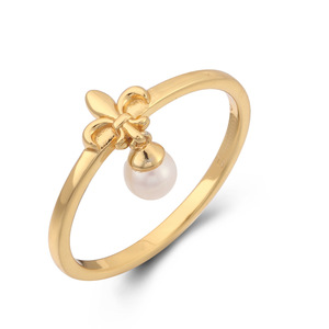 Vintage Women's <b>Crystal</b> and Rhinestone <b>Ring</b> for Anniversary-Original Design Made in HK - Product Image 1