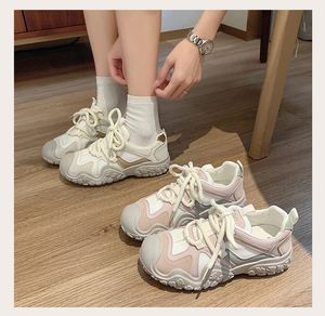 Popular Retro Platform Sports <b>Shoes</b>, Light Breathable Mesh Design, Daily Wear Hiking & Running Footwear - Product Image 5