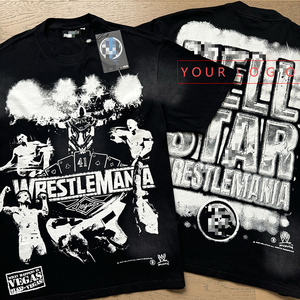 Camiseta de algodón grueso lavado, sin tejer, lisa, de corte holgado, estilo hip-hop, informal, de manga corta, antiarrugas - Product Image 2