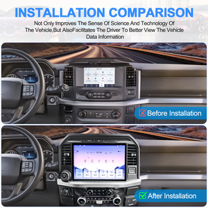 NaviHua สำหรับ Ford F150 ปี 2021-2024 อุปกรณ์อัพเกรดรถยนต์ หน้าจอสัมผัส ระบบแอนดรอยด์ วิทยุติดรถยนต์ มัลติมีเดีย Carplay เครื่องเสียงติดรถยนต์ GPS DSP เครื่องเล่น DVD - Product Image 5