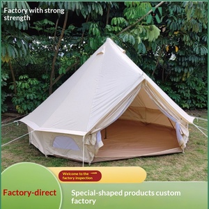 Tente de camping <span class=keywords><strong>tipi</strong></span> et <span class=keywords><strong>yourte</strong></span> de style indien personnalisable pour 3 à 9 personnes, utilisation en famille en plein air lors de festivals de musique - Product Image 2