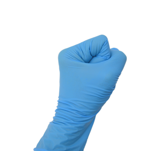 FITONE, venta al por mayor, guante de examen de seguridad sin polvo, nitrilo azul desechable para limpieza de jardinería impermeable Industrial, proceso de alimentos - Product Image 3