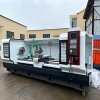 Tour CNC d'occasion en bon état, machine de tournage horizontale pour le travail des pièces métalliques rondes