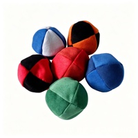 Ensemble de sacs de sable en velours colorés multi-pièces, jouet d'extérieur amusant, balle rebondissante fantaisie, volant de badminton pour enfants de 4 à 6 ans, fabriqué au Shandong