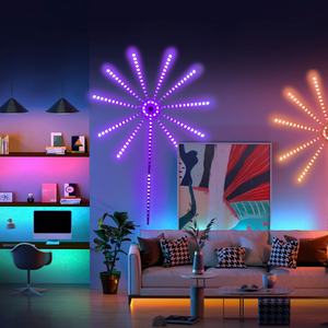 Tira de Luces LED RGB Inteligentes de 5V 5050 RGBIC con Cambio de Color, Modo de Sincronización Musical, Control por Aplicación Bluetooth desde el Teléfono, USB, Efecto de Fuegos Artificiales - Product Image 6