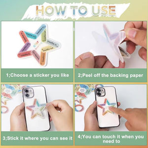 Discreet Adhesive <b>Stickers</b> Textured Sensory Adhesives Calming Anxiety Anti Stress Grip Tape Skin Picking Fidget Sensory <b>Sticker</b> - Product Image 5