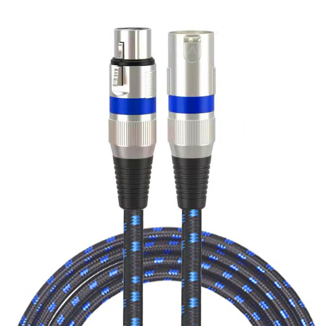 XLR Cables, 5M Microphone Cable, XLR Male to Female Balanced Microphone Cord 3 Pin,Oxygen-Free Copper (OFC) Nylon Braided