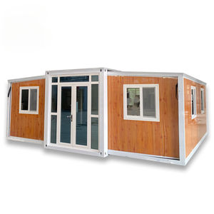 Casa Container Prefabbricata in Acciaio Decorata, 2 Camere da Letto, 1 Bagno, Pieghevole ed Espandibile, Adatta per Famiglie <span class=keywords><strong>e</strong></span> Hotel - Product Image 1