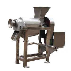 500 Kg/u Industriële Commerciële Verse Kokosmelk Appelananassap Maken Machine Gember Fruit Juicer Afzuigmachine