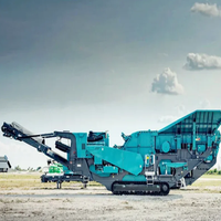 Concasseur à cône monté sur chenilles YMH20S |   Centrale à agrégats portable 225 t/h avec protection hydraulique