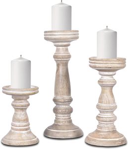 Lot De 4 Colonnes Décoratives En Bois Massif, Sculptées, Pour Angle, Style Européen, Jaune