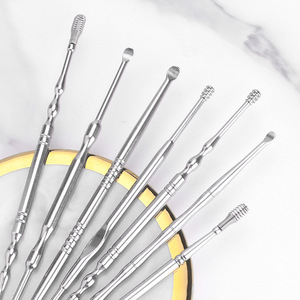 Factory direct sales of <b>ear</b> cleaning tools, including <b>ear</b> <b>picks</b>, earwax removers, stainless steel non-glossy double-headed - Product Image 1