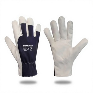 Guantes de Trabajo de Cuero de Buena Calidad a Precio Económico, Guantes Industriales Suaves para Conductor, Guantes de Seguridad de Uso General para Montaje - Product Image 1