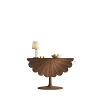 Table console moderne en bois massif avec base sur pieds, garantie de 2 ans, meuble de rangement pour salon, durable et facile à nettoyer