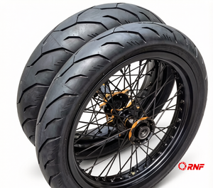 Nouvel ensemble de pneus Supermoto 110/70-17 140/70-17, pneus de route à motif lisse pour SurRon Ultra Bee, vélo électrique, rétrofit/amélioration MX - Product Image 5
