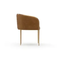 Chaise de salle à manger rembourrée, chaise d'appoint rembourrée sans accoudoirs pour salle à manger et cuisine