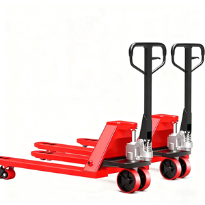 Truk palet tangan Manual 3T dengan tinggi garpu 80-200mm dan roda PU/nilon Tiongkok kapasitas 3000kg - Product Image 5