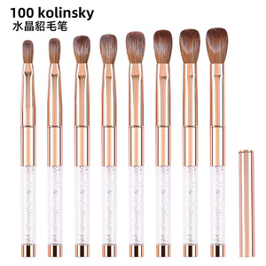 Pincel de Uñas Acrílico Kolinsky Puro, Pincel Profesional para Esculpir en 3D, para Extensión de Uñas, Polvo Acrílico, Manicura, Salón - Product Image 1