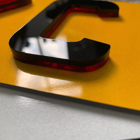 Targa Auto in Acrilico Personalizzabile 52x11cm, Targa Europea Riflettente con Numeri in Acrilico 3D/4D, Vendita all'Ingrosso