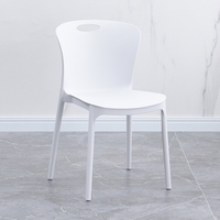 Chaises de Salle à Manger Colorées en Plastique de Haute Qualité Fournisseur, Modernes, Empilables, Légères, pour Cuisine, Café et Mobilier d'Extérieur