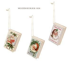 Ornement de Noël écologique pour les amoureux des livres, motif bibliothécaire peint, livres empilés, décoration d'étagère et de bibliothèque - Product Image 6