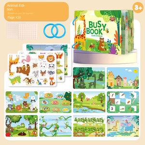 Libro di attività sensoriali per bambini con pannelli interattivi, in cartone, per l'apprendimento precoce, giocattoli educativi, Guangdong - Product Image 6