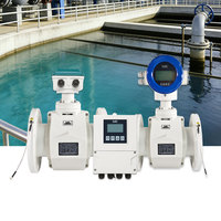 4-20mA Low Cost Irrigation Supply Water Liquid Flow Meter Electromagnetic Magnetic Flow Meter Flowmeter Water