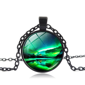 Venta al por mayor Northern Lights joyería collar tiempo gema <span class=keywords><strong>Aurora</strong></span> <span class=keywords><strong>Borealis</strong></span> colgante collar - Product Image 5