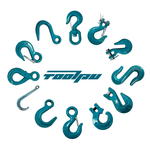 Crochet de levage en acier au carbone forgé robuste de type américain pour corne de mouton, 1,12t à 15,5t, modèle G80, pour remorque et treuil de sécurité - Product Image 4