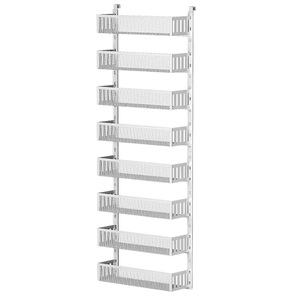 Étagère de rangement multi-niveaux réglable pour porte, pour cuisine, épices, maquillage, organisation de chambre, profondeur 4 x 7,9 pouces - Product Image 4