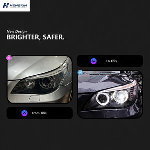Conjunto de Faros LED para <span class=keywords><strong>BMW</strong></span> E60 <span class=keywords><strong>523i</strong></span> 530i 2003-2009, DRL HID Bi Xenón, Proyector, Lámpara Delantera, Actualización - Product Image 2